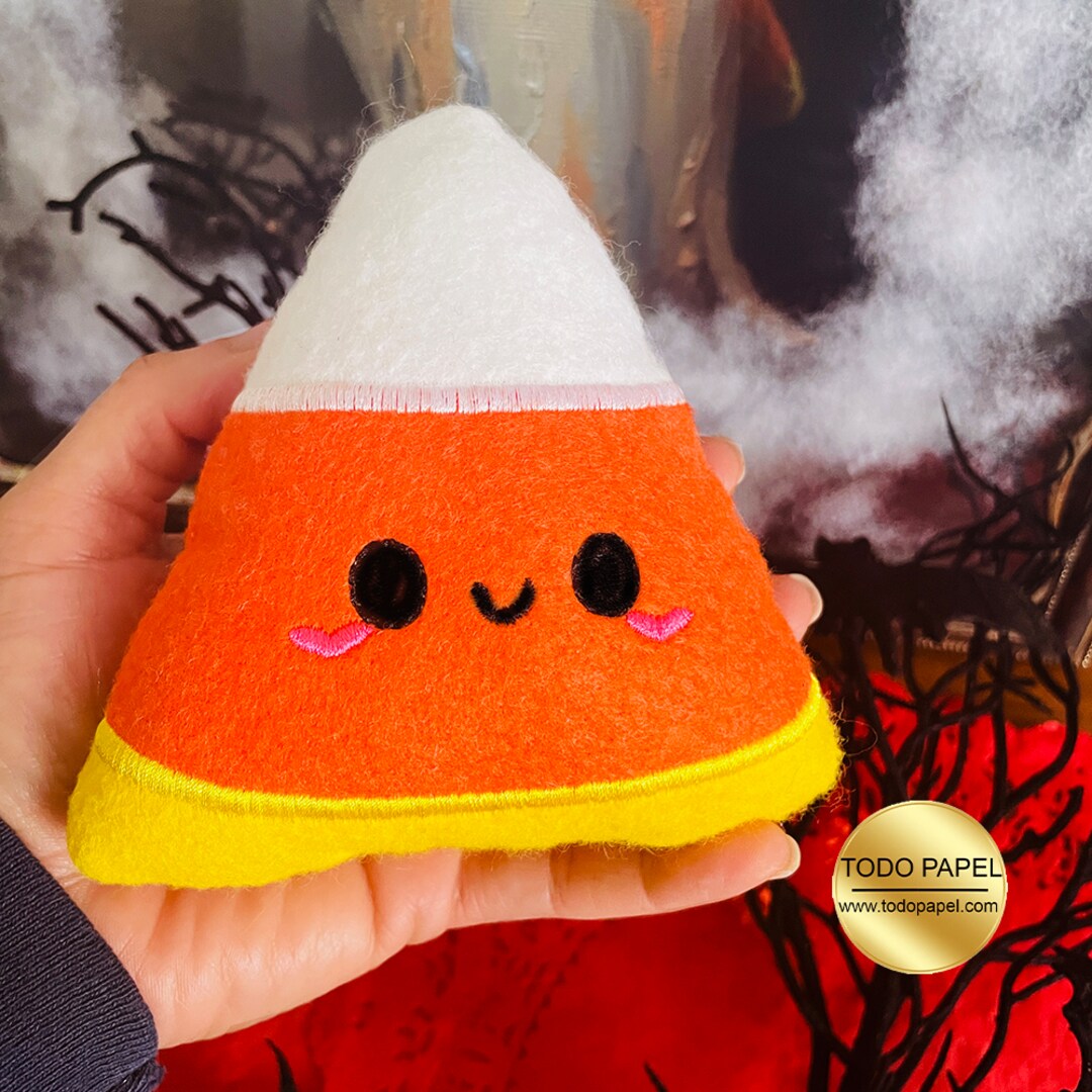 Kawaii Candy Corn cute mini Halloween mini pillow Stuffy